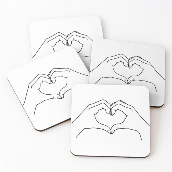 Item preview, Heart Hand Sign Cute Love designed and sold by Lulaggio.