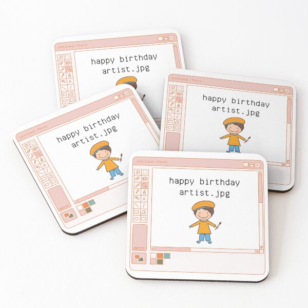 Item preview, happy birthday artists.jpg designed and sold by ItsNikkiArts.