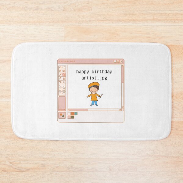 Item preview, happy birthday artists.jpg designed and sold by ItsNikkiArts.