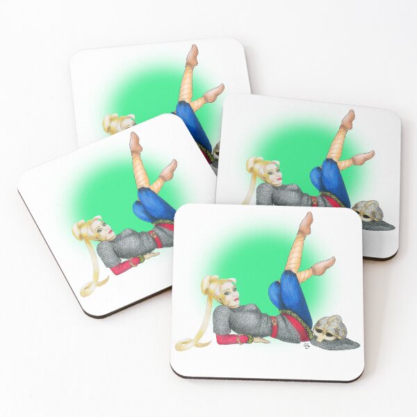 Item preview, Vendel Vixen Pin Up Girl (Green) designed and sold by Claudia-dslr.