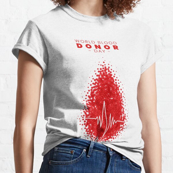 Blood Donation T Shirts Redbubble - how to create a t shirt on roblox blood