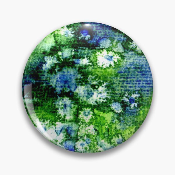 Item preview, Green and Blue Abstract Surface designed and sold by Sebastian Grafmann.