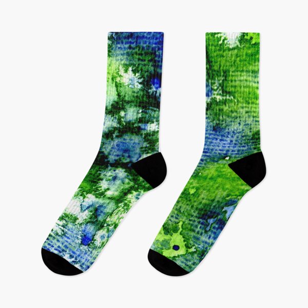 Item preview, Green and Blue Abstract Surface designed and sold by Sebastian Grafmann.