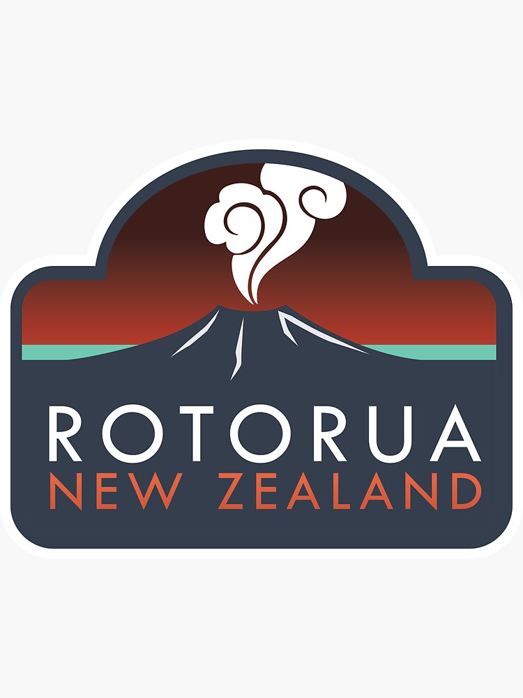 "Rotorua Badge" Sticker for Sale by tomarto13 Redbubble