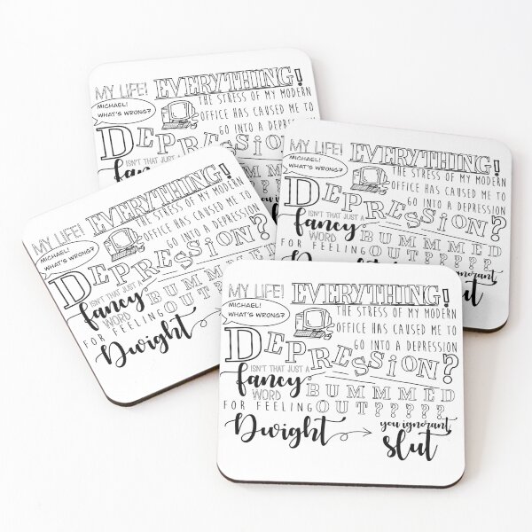 Item preview, Dwight You Ignorant Slut designed and sold by Messy Confetti.