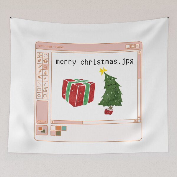 Item preview, merry christmas.jpg designed and sold by ItsNikkiArts.