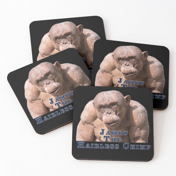 Item preview, Jambo The Hairless Chimp designed and sold by rawshutterbug.