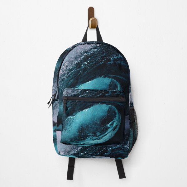 Item preview, Dark Teal Blue Ocean Wave Mist  designed and sold by PowerfulPrinted.