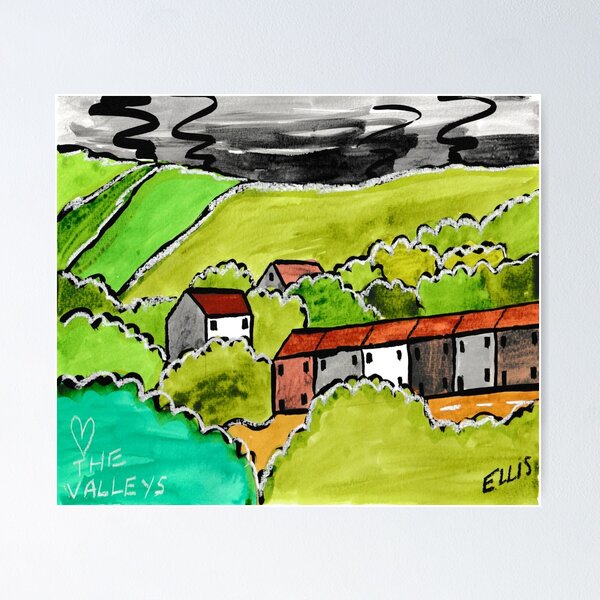 Item preview, VALLEYS VIEW designed and sold by Nick Ellis.