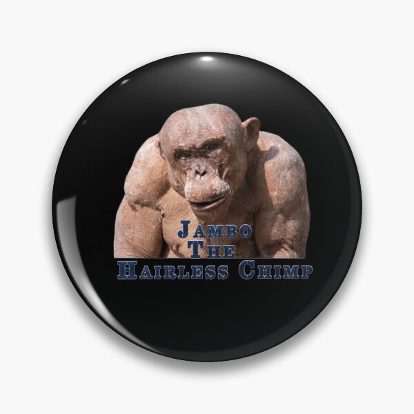 Item preview, Jambo The Hairless Chimp designed and sold by rawshutterbug.