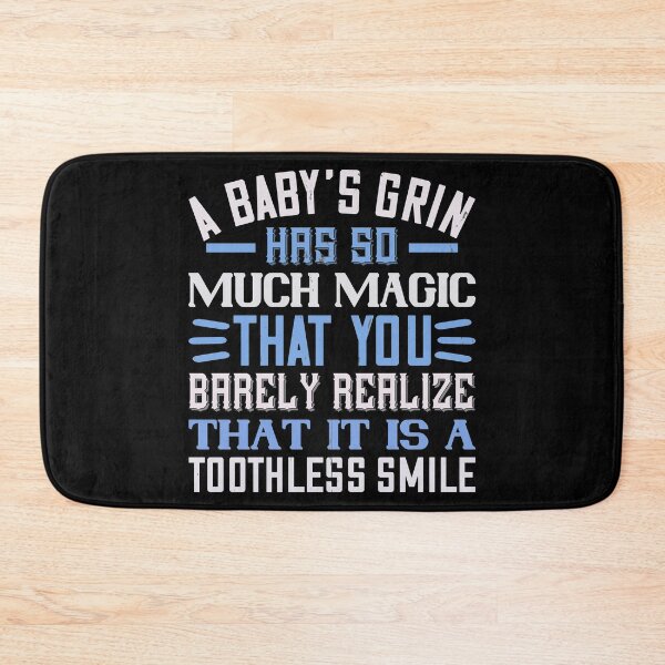 Item preview, A Baby’s Grin Has So Much Magic That You Barely Realize That It Is A Toothless Smile  designed and sold by GoodVibeDesign.