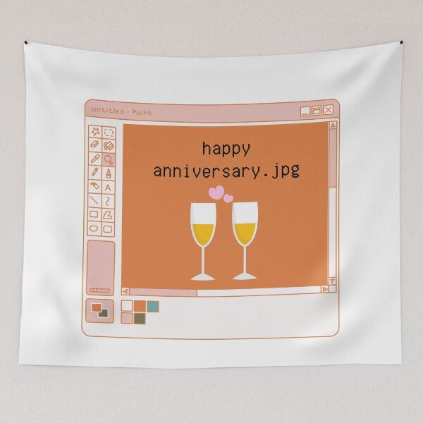 Item preview, happy anniversary.jpg designed and sold by ItsNikkiArts.