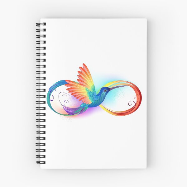 Item preview, Rainbow Hummingbird with Infinity designed and sold by Blackmoon9.