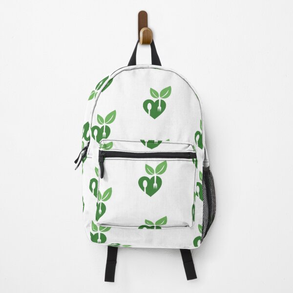 Item preview, Love for vegan food- with organic leaves and speech bubble for organic Vegetarian friendly diet designed and sold by Shawlin Islam.