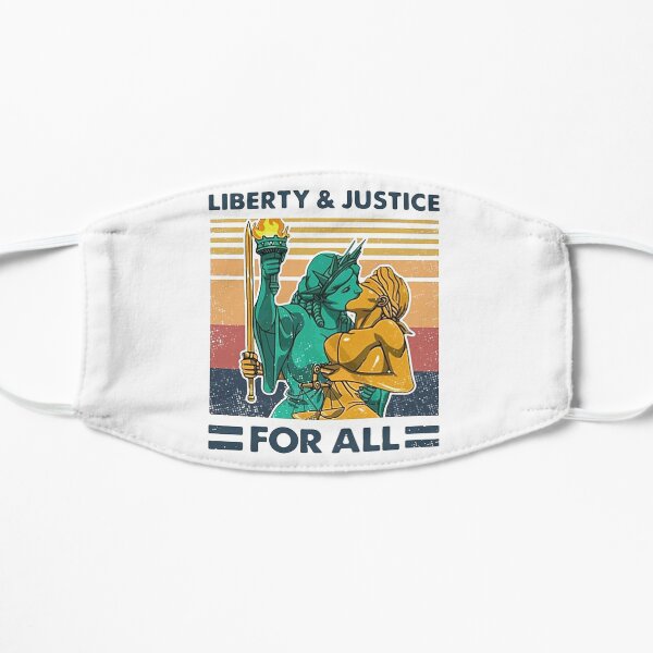 Liberty and justice for all vintage Mask