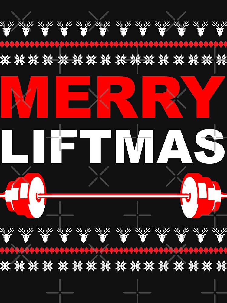 weightlifting christmas sweater