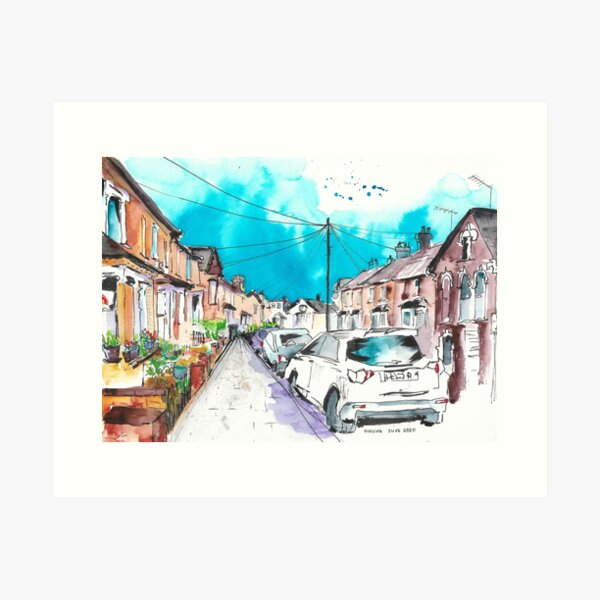 Connected, Carnavon Road 2 Art Print