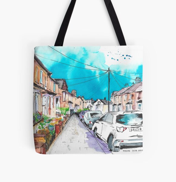 Connected, Carnavon Road 2 All Over Print Tote Bag