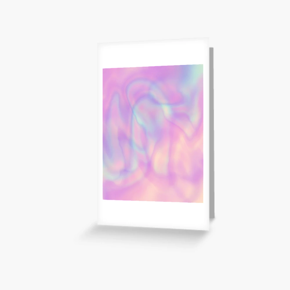 Holographic and aura quartz pattern Tumblr Greeting Card for Sale by adaba