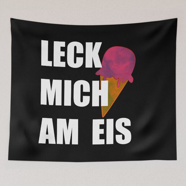 Artikelvorschau, Leck Mich Am Eis Spruch Lustig entworfen und verkauft von Argentini.