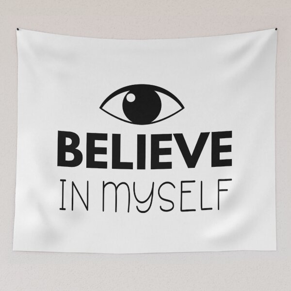 Item preview, Growth Mindset I BELIEVE IN MYSELF (EYE BELIEVE) designed and sold by simplisticated.
