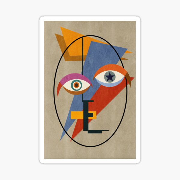 Item preview, Bauhaus Bauwie VII (Original Artwork) designed and sold by Big Fat Arts Gallery.