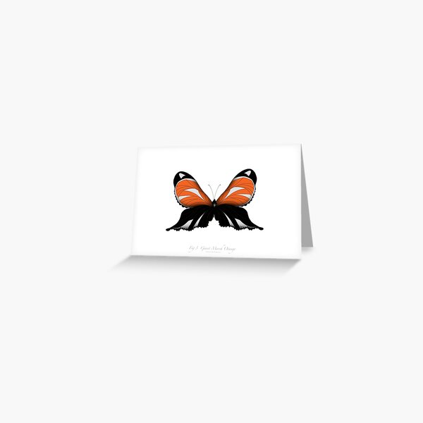 Orange Butterfly Greeting Cards Redbubble - kaleidoscope of butterflies roblox