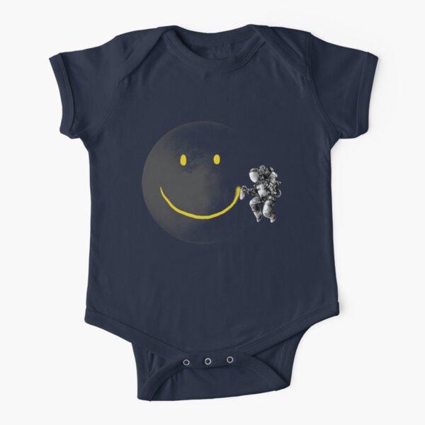 Make a Smile Short Sleeve Baby One-Piece