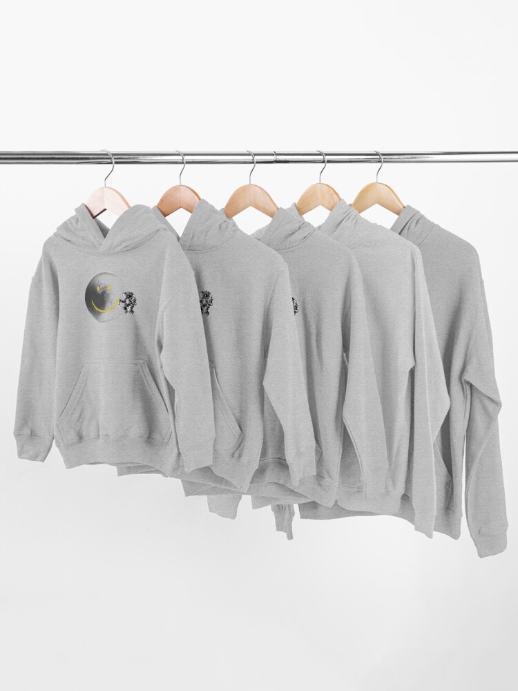 Alternate view of Make a Smile Kids Pullover Hoodie