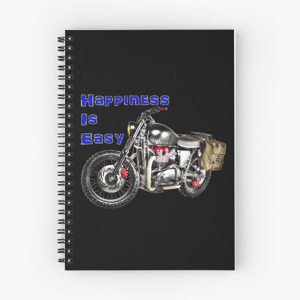 Item preview, Happiness is easy - MotorBike designed and sold by masterchef-fr.