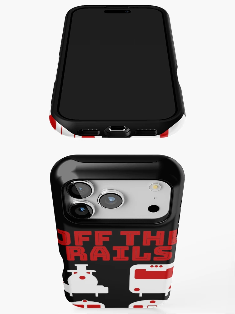 Thumbnail 3 of 4, iPhone Case, Off The Rails designed and sold by 8eye.
