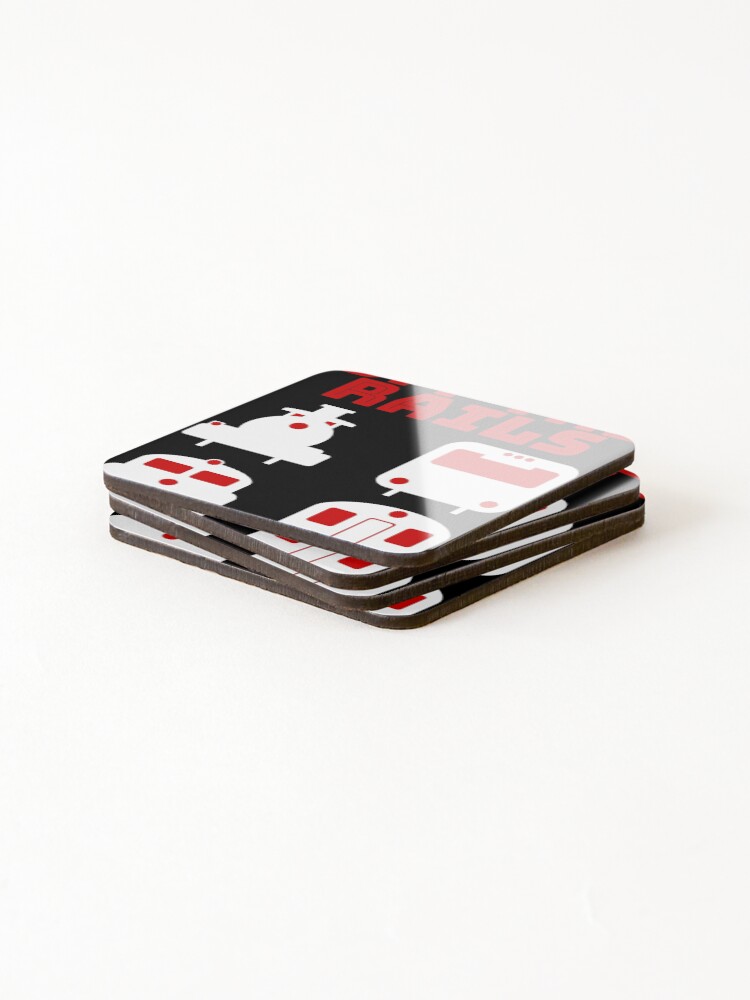 Thumbnail 4 of 5, Coasters (Set of 4), Off The Rails designed and sold by 8eye.