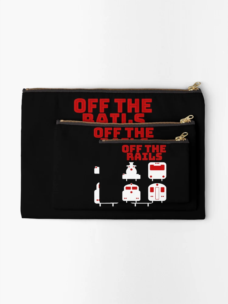 Thumbnail 2 of 4, Zipper Pouch, Off The Rails designed and sold by 8eye.