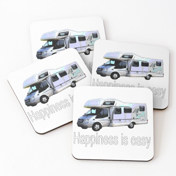 Item preview, Happiness is easy - MotorHome designed and sold by masterchef-fr.