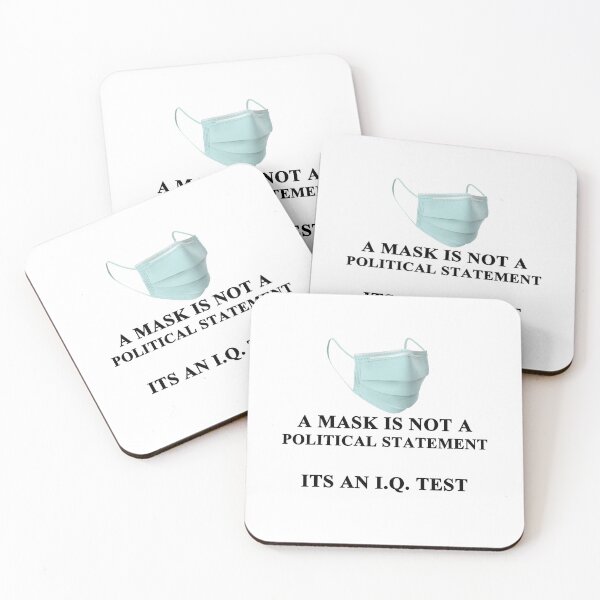Item preview, Mask Not a Political Statement | IQ Test designed and sold by ToyoTees.