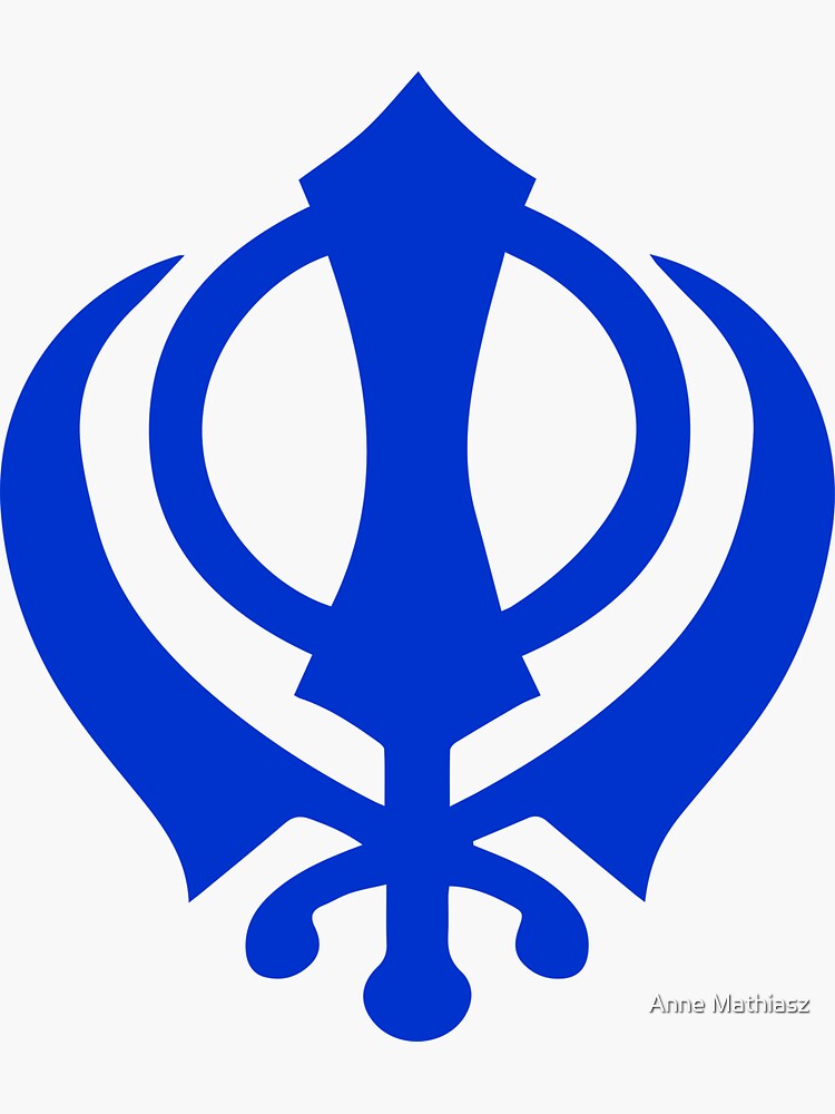 Khanda Sikh Symbol Sikhism Sticker For Sale By Nitty Gritty Redbubble