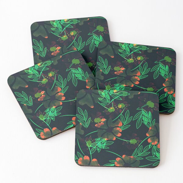 Item preview, Colorful night view floral pattern designed and sold by Illutino.