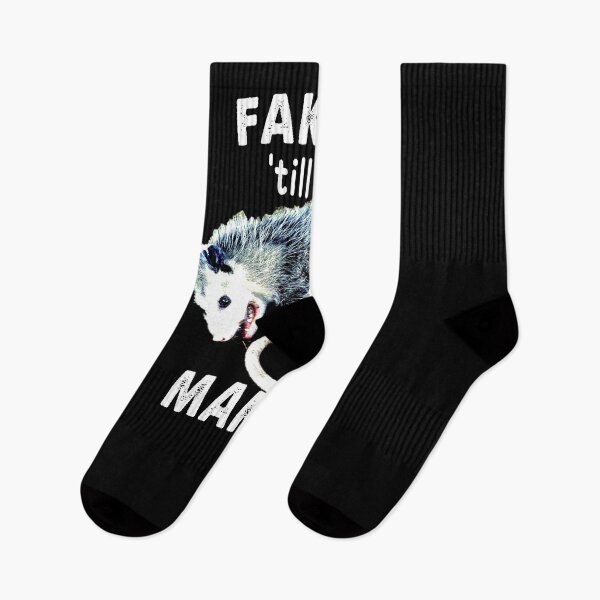 Item preview, Fake It Til You Make It Shirt Funny Opossum designed and sold by Kathrine2302.