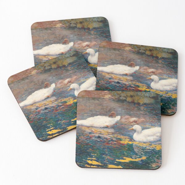 Item preview, Eliseu Visconti - Ducklings on the lake designed and sold by Impressionist Masters.
