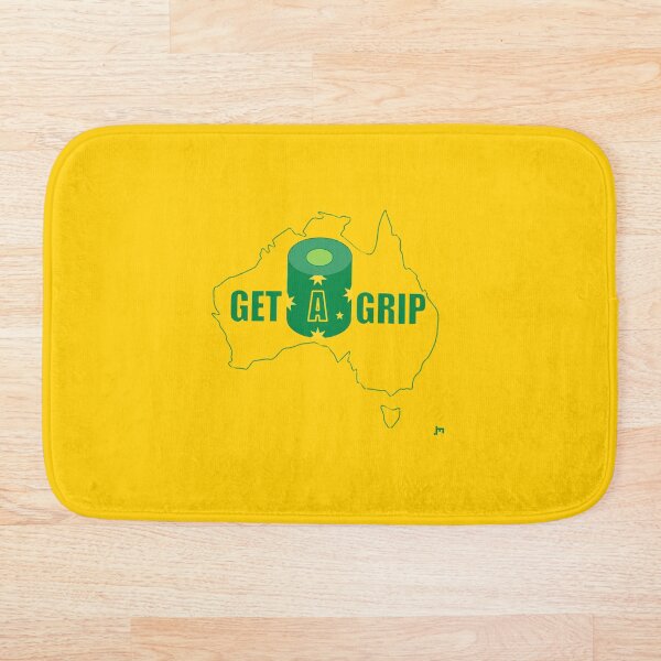 Item preview, "Get a Grip" Australia - Toilet Humour T-Shirt and merchandise design.by JohnnyMyass designed and sold by JohnnyMyass.