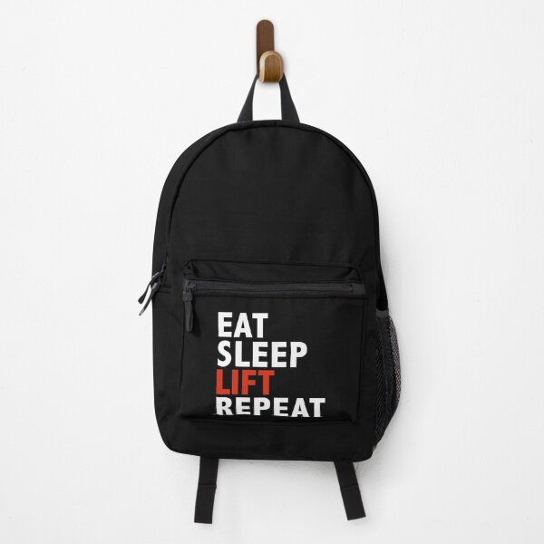 Item preview, Eat sleep lift and repeat Workout Body Building designed and sold by losttribe.