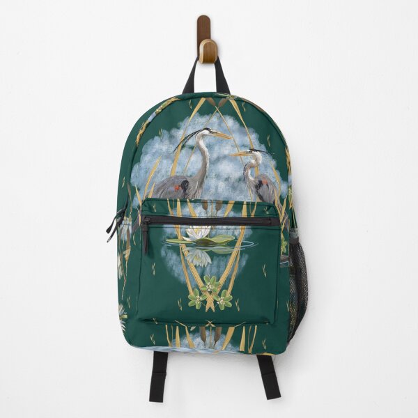 Item preview, Great Blue Heron | Deep Green designed and sold by L Diane Johnson.