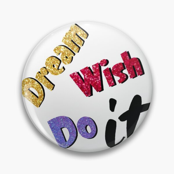 Item preview, Dream It, Wish it, Do it Nursery Quotes Sticker designed and sold by GloryKeton.