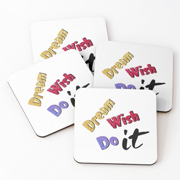 Item preview, Dream It, Wish it, Do it Nursery Quotes Sticker designed and sold by GloryKeton.