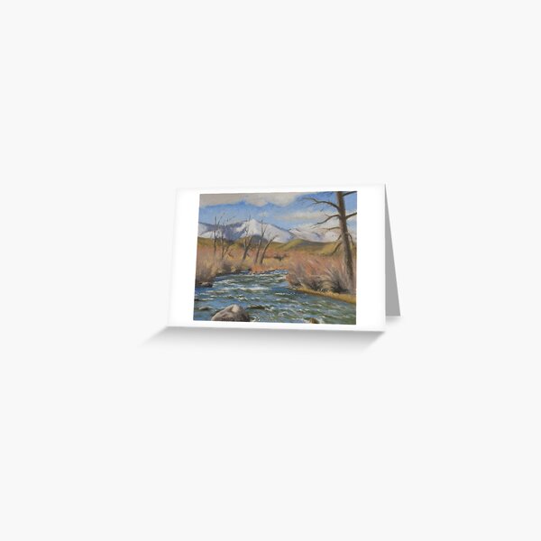 Winter Dorostkar Park (Plein-air Study) Greeting Card