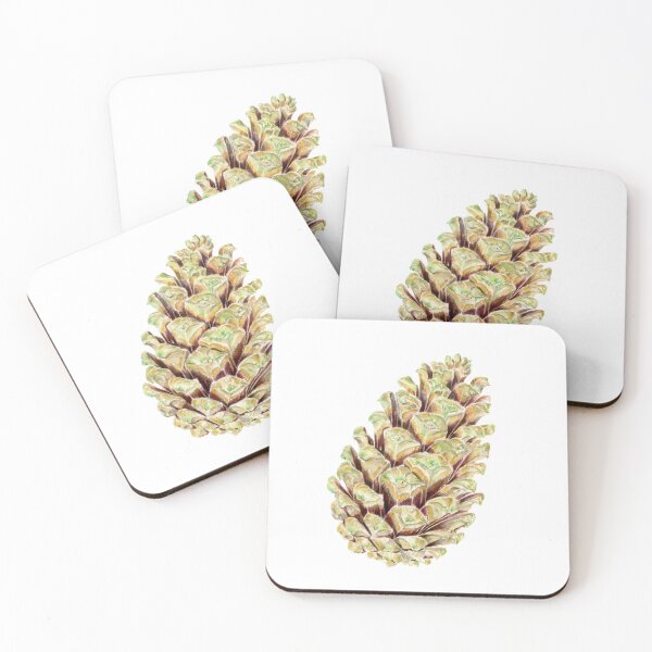 Item preview, Colourful Autumnal Pine Cone designed and sold by wcoloursbyJulia.