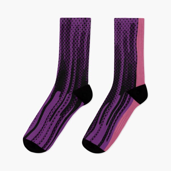 Item preview, Paint drips in purple halftone Pop Art designed and sold by JillBusbyArt.