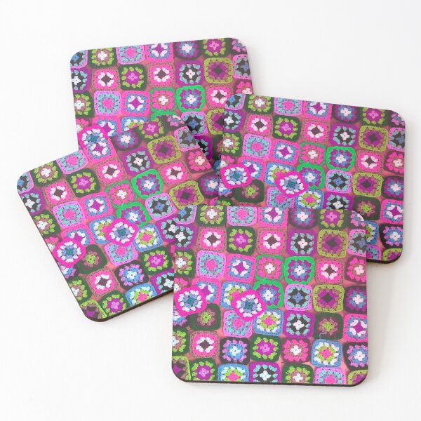 Item preview, Crochet blanket granny square vintage  designed and sold by OakendOriginals.