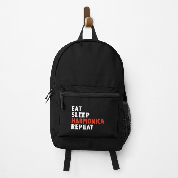 Item preview, Eat Sleep Harmonica Repeat Harmonica Player designed and sold by losttribe.