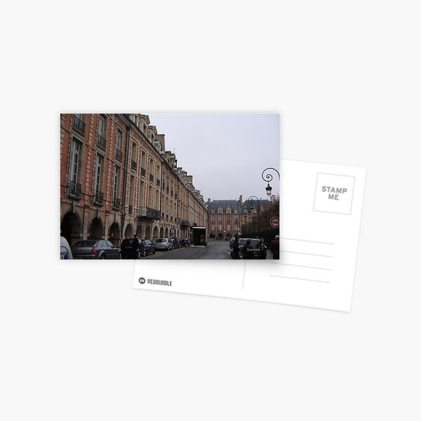 Paris Street Postcard